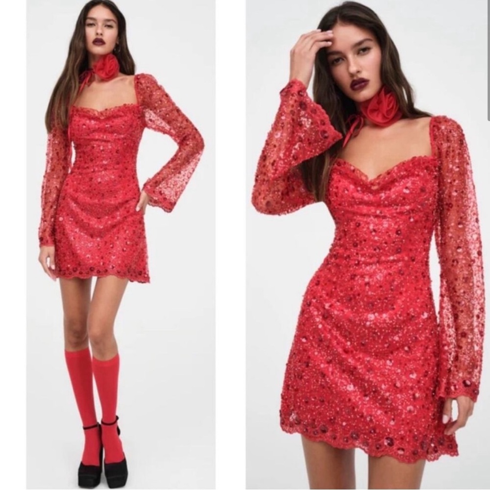 For Love & Lemons Gwendolyn Mini Dress